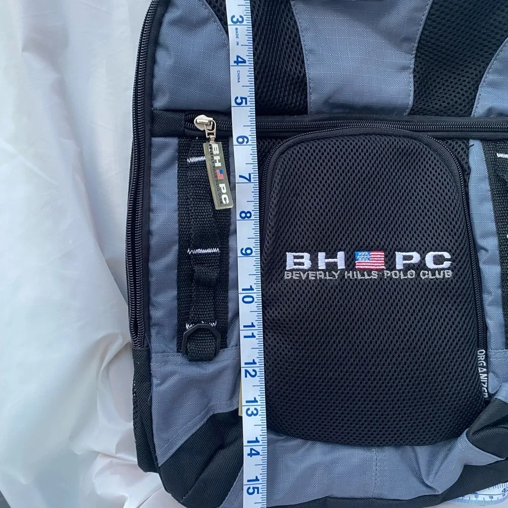Beverly Hills Polo Club Black and Gray Backpack